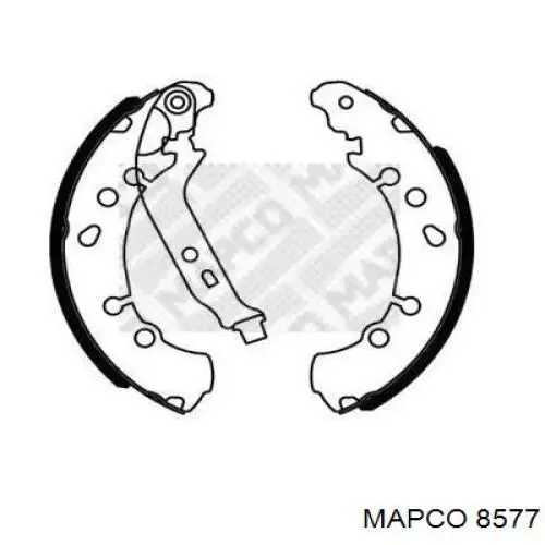 Задние барабанные колодки 8577 Mapco