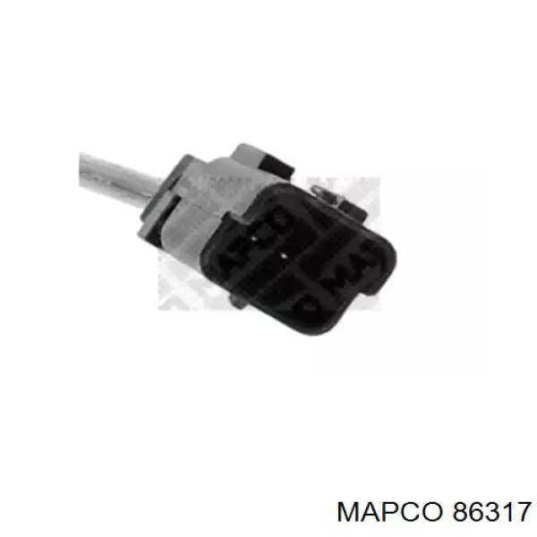 Sensor ABS trasero 86317 Mapco