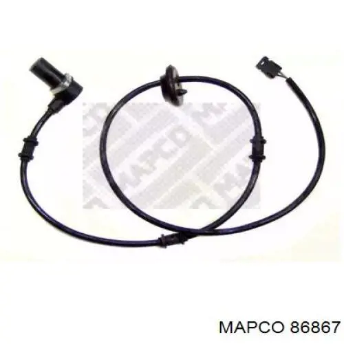 Sensor ABS trasero izquierdo 86867 Mapco