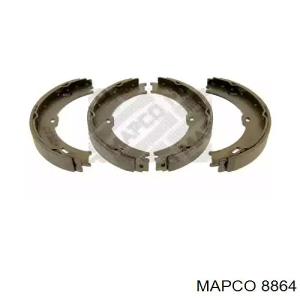 8864 Mapco колодки ручника (стояночного тормоза)