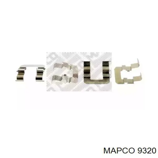 9320 Mapco kit de reparação das sapatas do freio