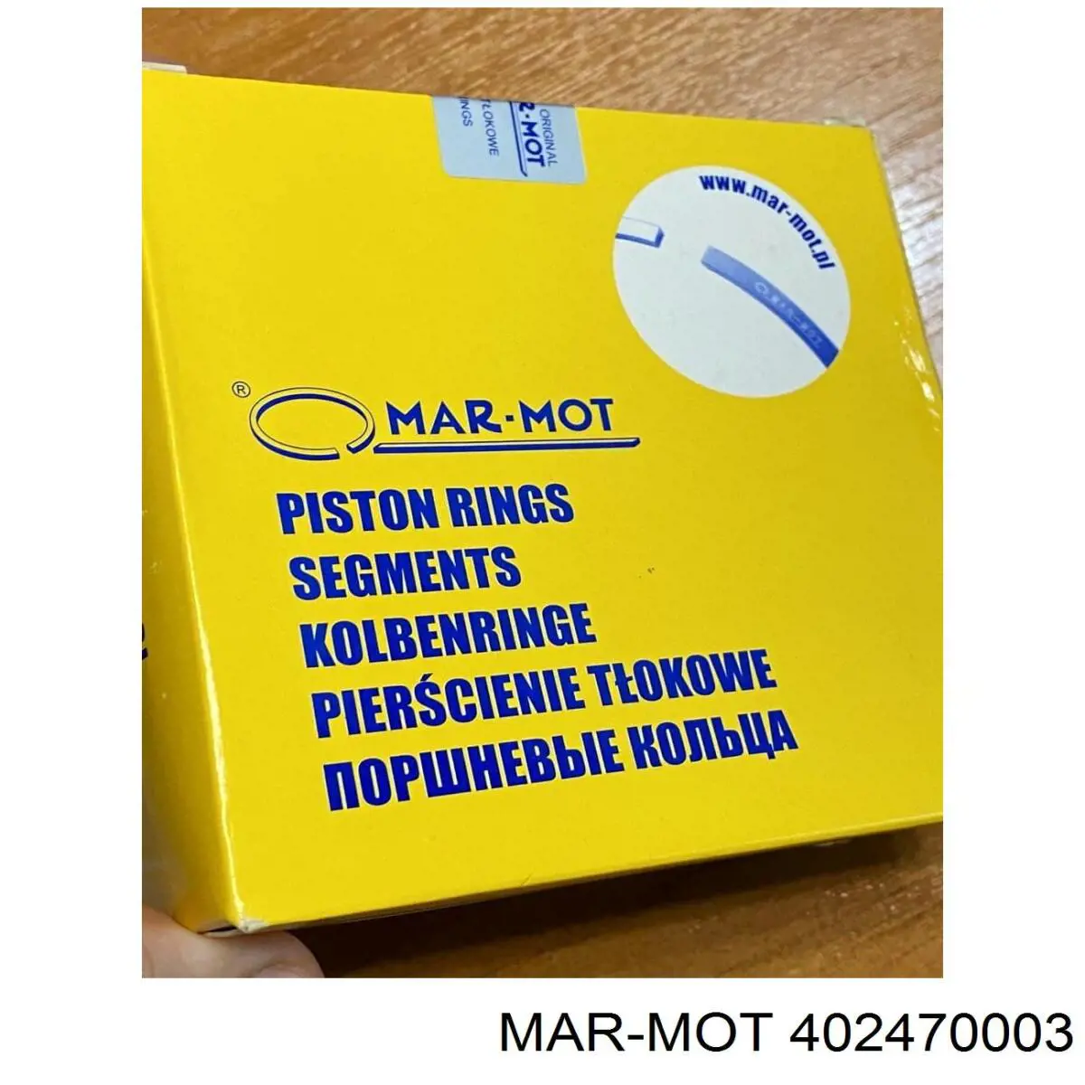 Кольца поршневые 41010STD TPR