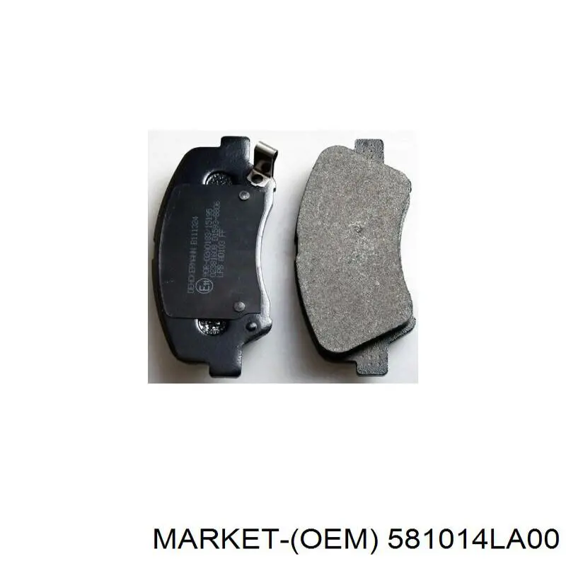 581014LA00 Market (OEM) колодки тормозные передние дисковые