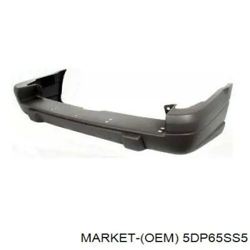 Задний бампер 5DP65SS5 Market (OEM)