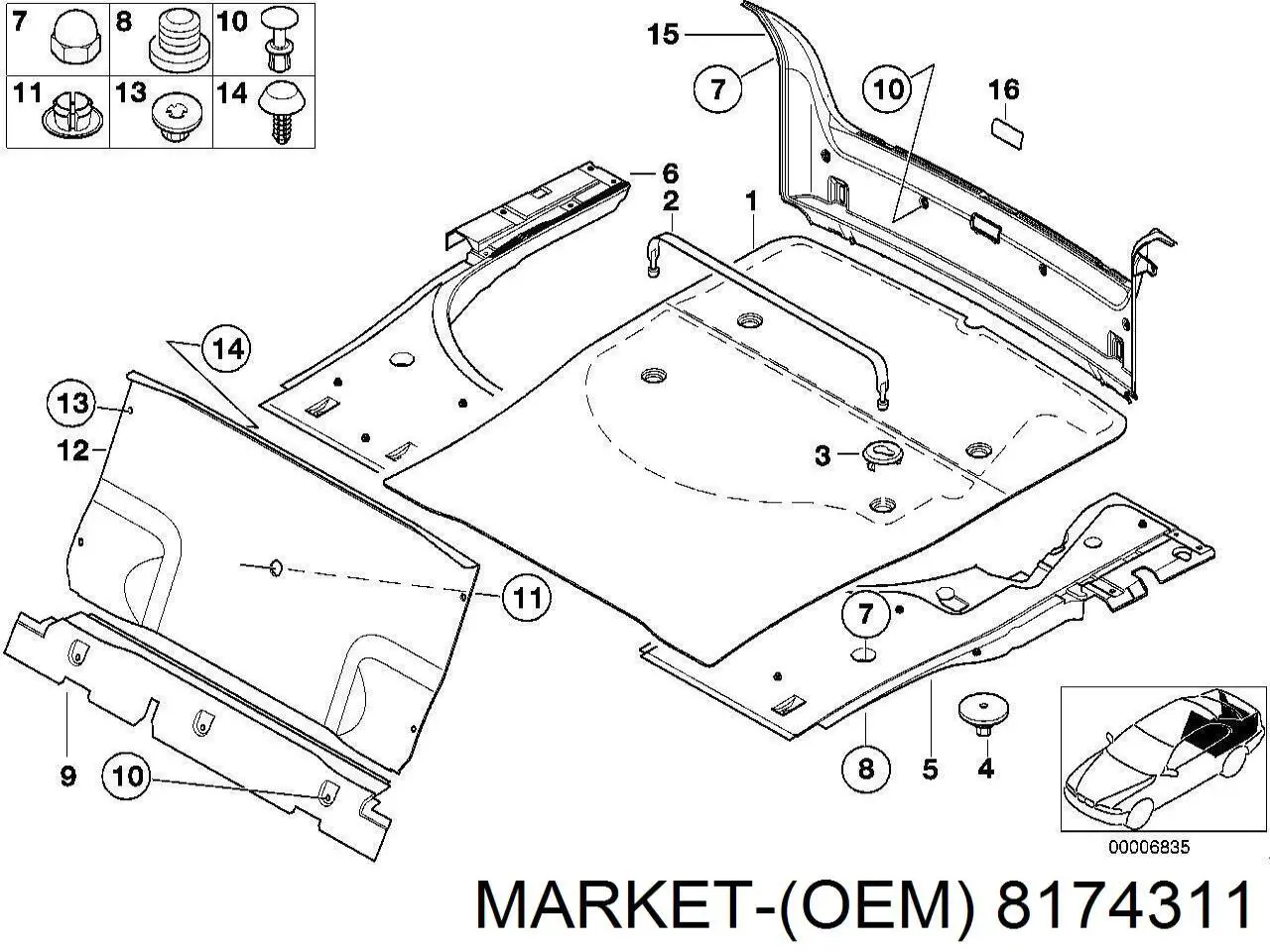 Крыло переднее левое 538021E040 Toyota