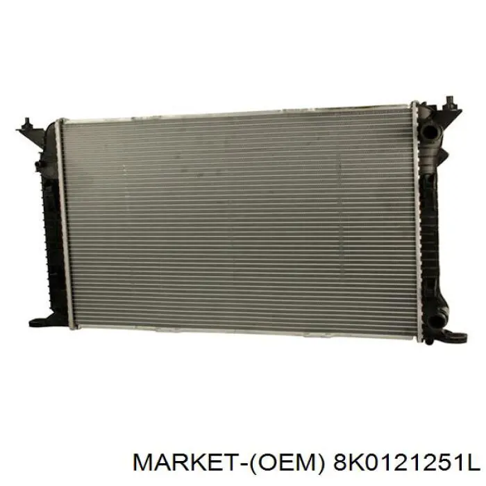 8K0121251L Market (OEM) радиатор