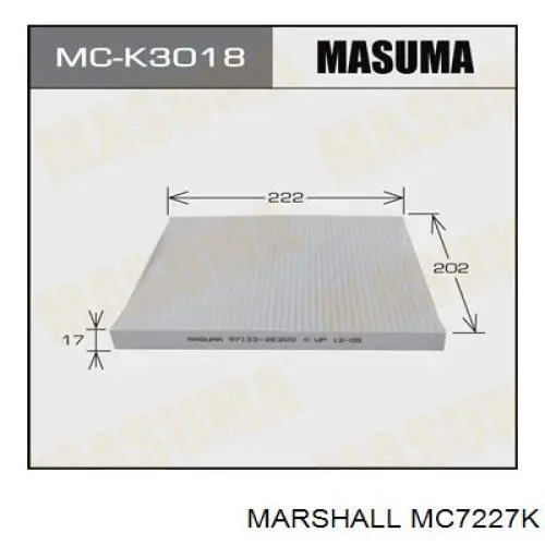 Фильтр воздушный отопителя Vasco Filters X206 цена, от 4.89 USD