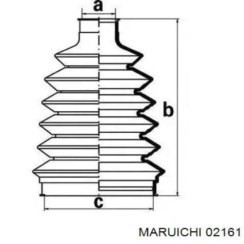 Пыльник ШРУСа наружный 02161 Maruichi-156