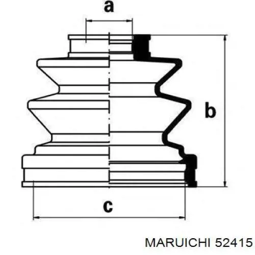 Пыльник ШРУСа наружный 443820010 Toyota