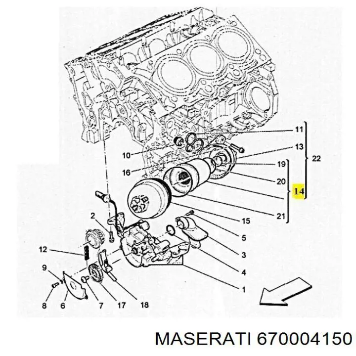 Купить 670004150 Maserati 