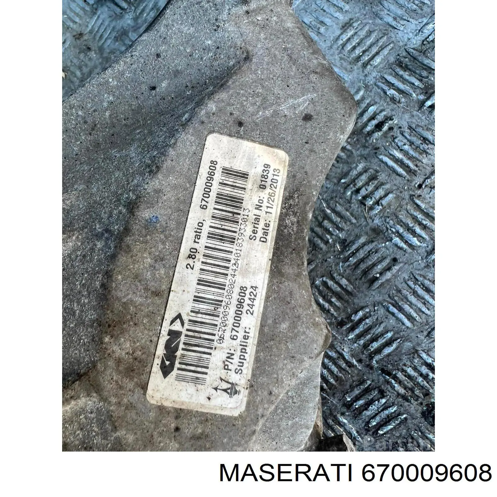 670009608 Maserati Редуктор моста заднего