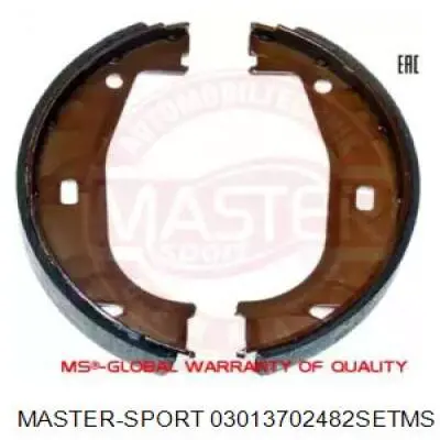 Колодки ручника 03013702482SETMS Master-sport