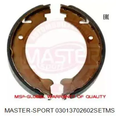 Колодки ручника 03013702602SETMS Master-sport