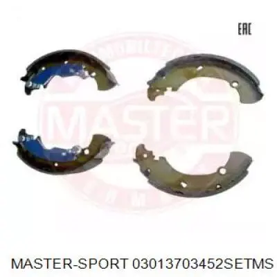 Задние барабанные колодки 03013703452SETMS Master-sport