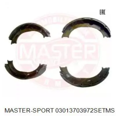 Колодки ручника 03013703972SETMS Master-sport