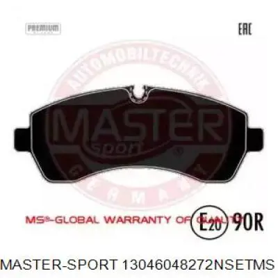 Передние тормозные колодки 13046048272NSETMS Master-sport