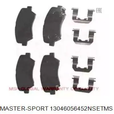 Передние тормозные колодки 13046056452NSETMS Master-sport