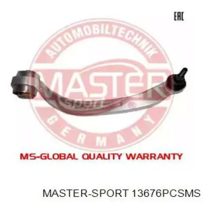 13676PCSMS Master-sport Рычаг передней подвески нижний левый