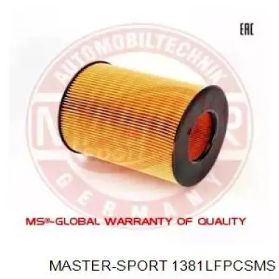 Воздушный фильтр 1381LFPCSMS Master-sport