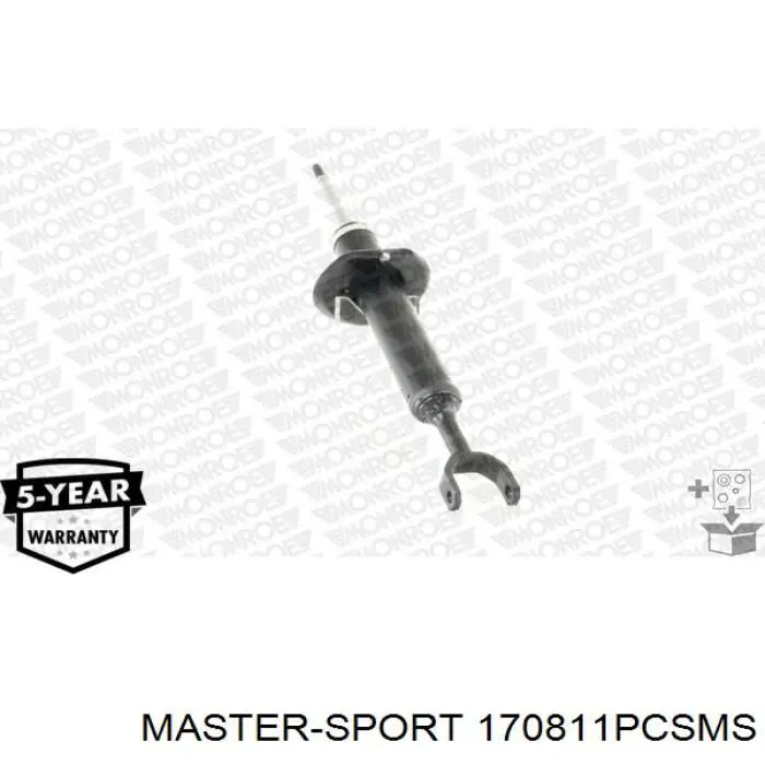 Амортизаторы передние Master-sport 170811PCSMS