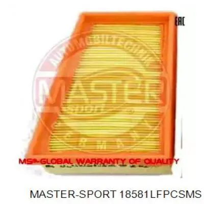 Воздушный фильтр 18581LFPCSMS Master-sport