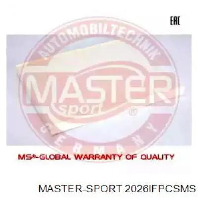 Фильтр салона 2026IFPCSMS Master-sport