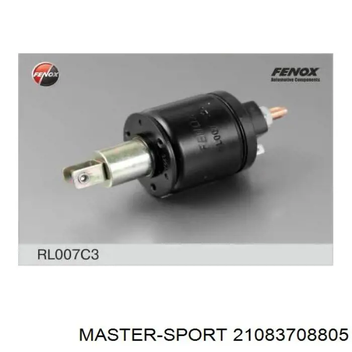 Втягивающее реле стартера 21083708805 Master-sport