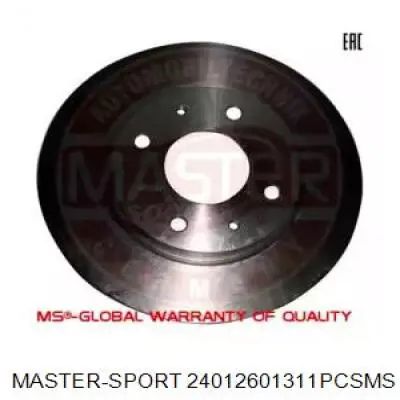 Передние тормозные диски 24012601311PCSMS Master-sport