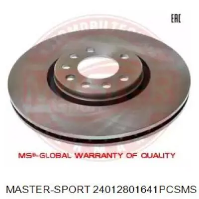 24012801641-PCS-MS Master-sport disco do freio dianteiro