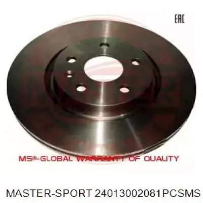 Передние тормозные диски 24013002081PCSMS Master-sport