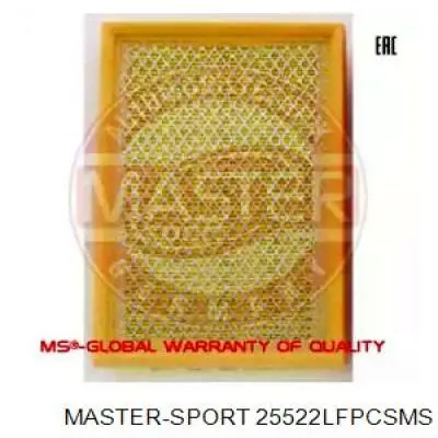 Воздушный фильтр 25522LFPCSMS Master-sport