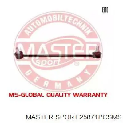 Стойка стабилизатора переднего правая 25871PCSMS Master-sport