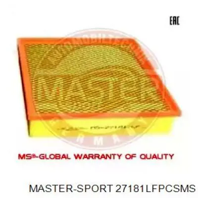 Воздушный фильтр 27181LFPCSMS Master-sport