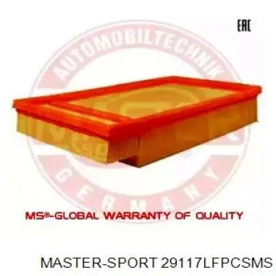 Воздушный фильтр 29117LFPCSMS Master-sport