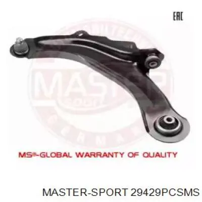 29429PCSMS Master-sport Рычаг передней подвески нижний левый