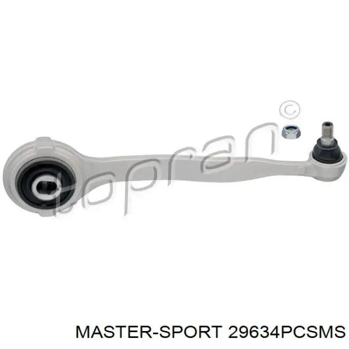 Рычаг передней подвески верхний, правый Master-sport 29634PCSMS