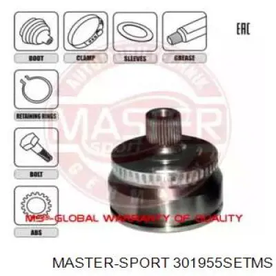 ШРУС наружный передний 301955SETMS Master-sport