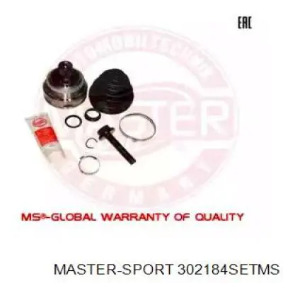 ШРУС наружный задний 302184SETMS Master-sport