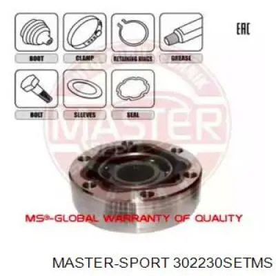 ШРУС внутренний передний 302230SETMS Master-sport