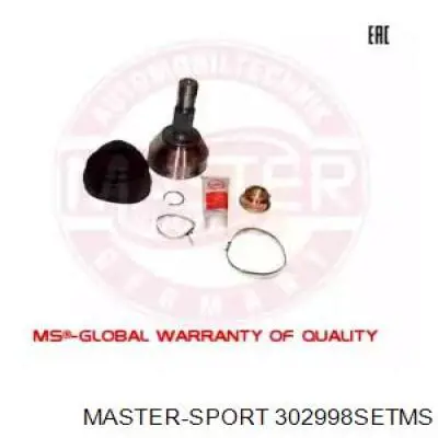 ШРУС наружный передний 302998SETMS Master-sport