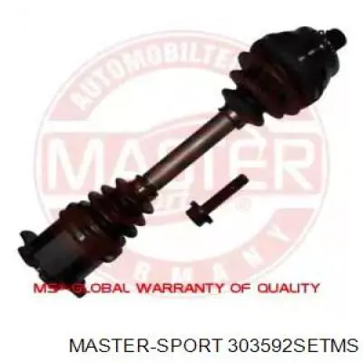 Левая полуось 303592SETMS Master-sport