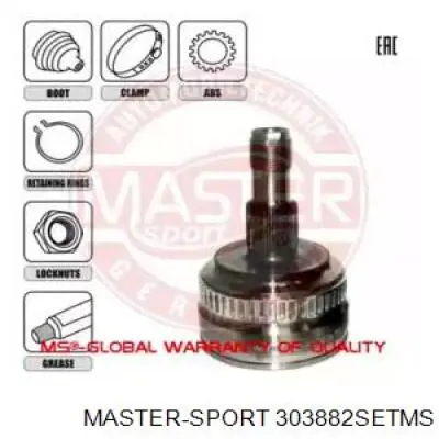 ШРУС наружный передний 303882SETMS Master-sport