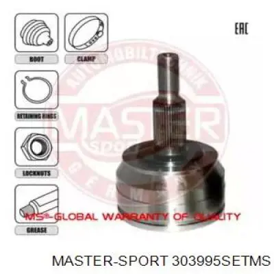 ШРУС наружный передний 303995SETMS Master-sport