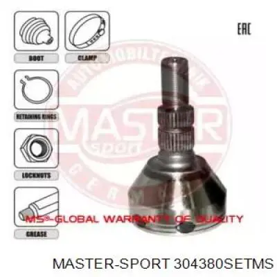 ШРУС наружный передний 304380SETMS Master-sport