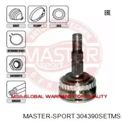 ШРУС наружный передний 304390SETMS Master-sport