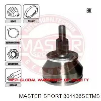 ШРУС наружный передний 304436SETMS Master-sport