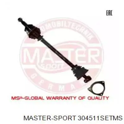 Левая полуось 304511SETMS Master-sport