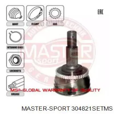 ШРУС наружный передний 304821SETMS Master-sport