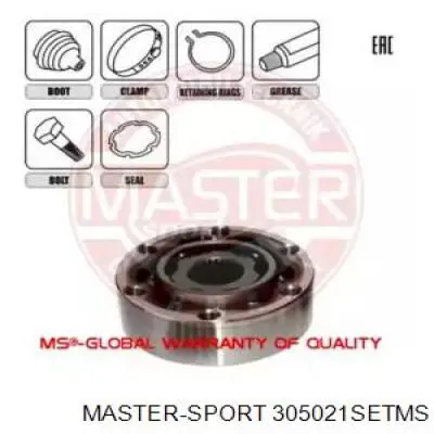 ШРУС внутренний передний 305021SETMS Master-sport