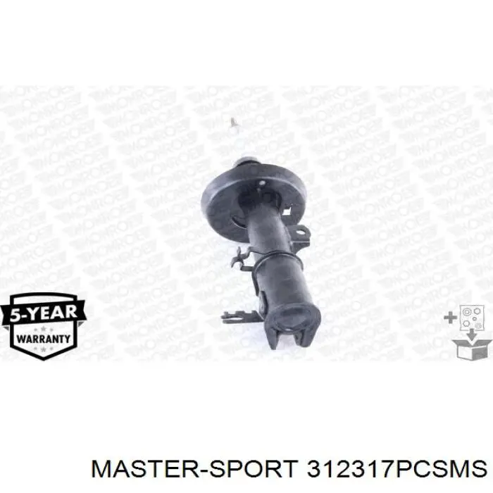 Задний амортизатор Master-sport 312317PCSMS